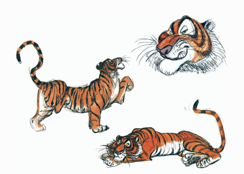 Concept sketches for The Jungle Book by Ken Anderson