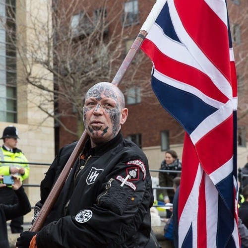 Yesterday I had the displeasure of photographing the neo-nazi ‘White Man March’ in Newca