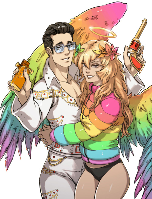 tzysk:  Another batch of Gaia Online user artworks; includes some couples art and art for the Apunkalyptic Ci~ 