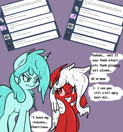 askcherrytheslime:and that how i got theh two coloreh eyes plus my maneh becoe white so i dye it sometims.&gt;w&gt;