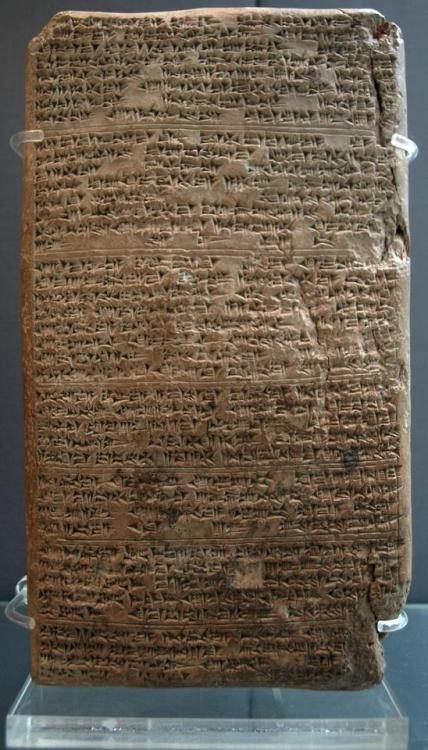 historyarchaeologyartefacts - One of the Amarna letters. A...