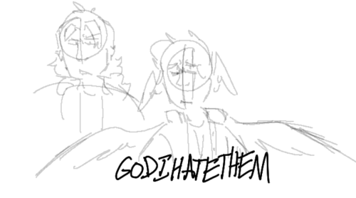 Messy OC Sketches. My Wretched Son And The In Law Who I Adore