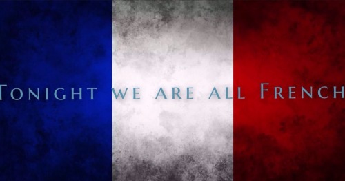 bonnieblue85:  illneverstopfightingforus:  disastergirl:  quebecolicityfan:  A tous mes amis français, mes pensées vont vers vous et je vous souhaites courage et force afin de traverser ces moments difficiles.  In case any of my fellow Americans were