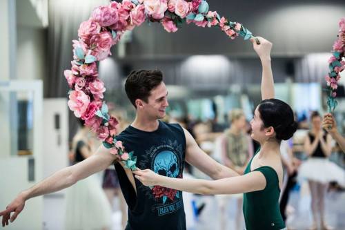 vintagepales - Artists of the Australian Ballet rehearse the...