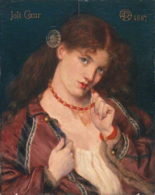 centuriespast: Joli CoeurDante Gabriel Rossetti (1828–1882)Manchester Art Gallery