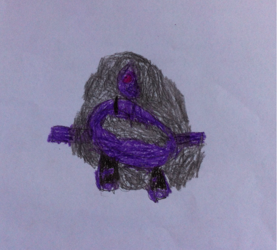 My little sister drew Steven and Balloon Amethyst. For some reason she didn&rsquo;t