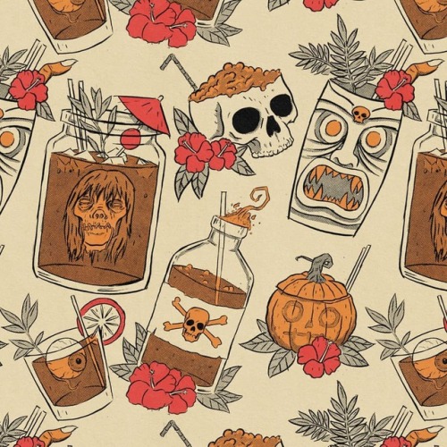 I&rsquo;m so stoked to finally show these freaky tiki designs I made for @creepycompany. #tiki #