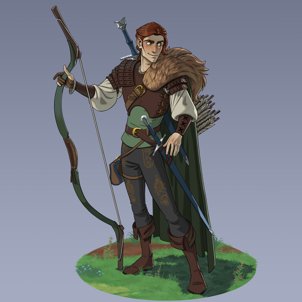 Pettifog Draws Things — So this is Quade Trefoil the Rogue/Bard and his...