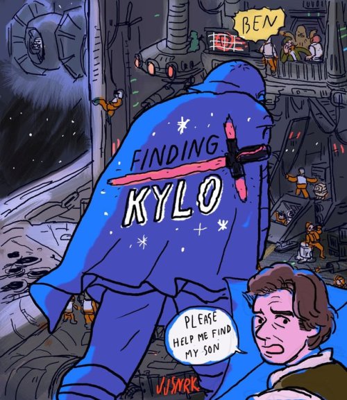 jjsnrk:I have a new game for you guys  FINDING KYLO #01 Have fun ʕ·͡ᴥ·ʔ