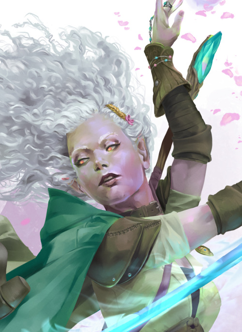 Ariadne, Half-Elf Bladesinger In combat, a bladesinger uses a series of intricate, elegant maneuvers