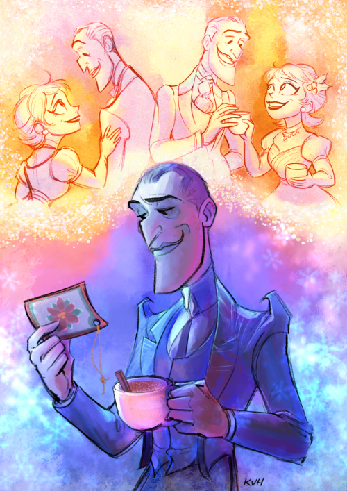 awesomesaurous:~ Heavenly Eggnog ~ This was my main piece for the Constantly Obsessed Zine. The them