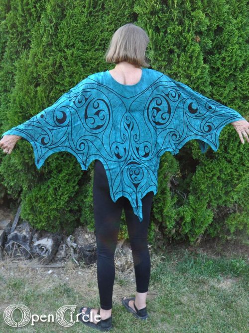Check out this cute shawl/jacket. New at Eclectic Artisans. This zoomorphic/Celtic inspired design i