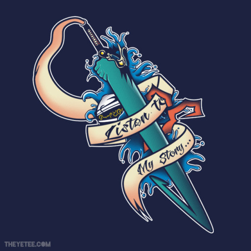 theyetee:  The Guardian by Megan Lara: Art & Illustration & Omega Man 5000 My Story by Ruwah: Illustration & Art!ป on 03/27 at The Yetee 
