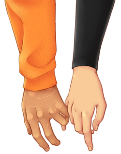 rainbowd00dles: 30 day otp challenge  day 1: Holding Hands i’m probably not going to do every day, and they might be small pictures like this, but i’m gonna try!  