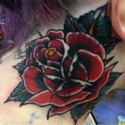 southshoretattooco:  Rose 🌹 coverup by