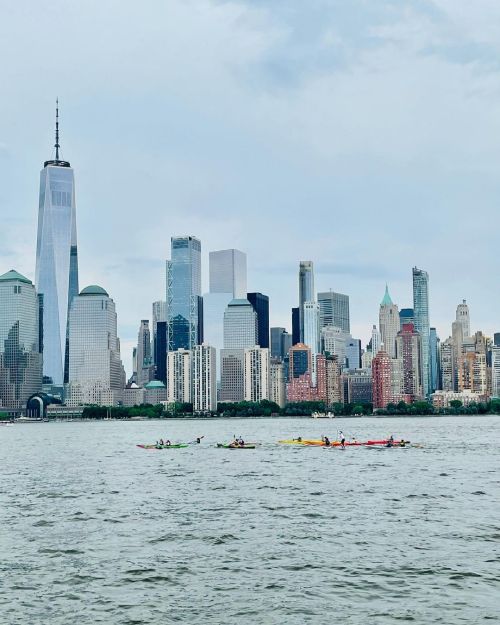 Home ❤️ Battery Park City as seen from Paulus Hook, Jersey City. Just to see what your home looks li