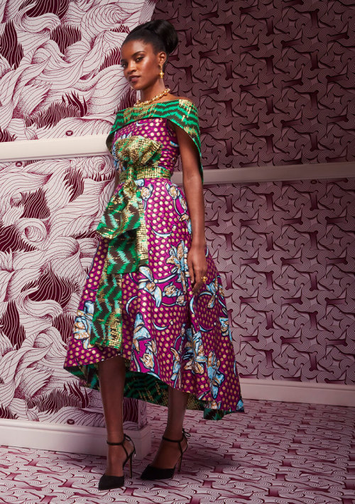 Fabric by Vlisco1. Design by Fanny Mandina2-3. Design by Francel Guezodje4. by Lanina (IG: la_nina_l