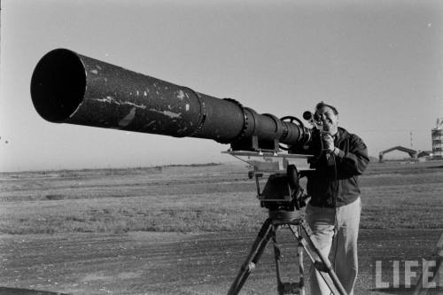 Camera for shooting a Mercury launch(Ralph Morse. 1962?)