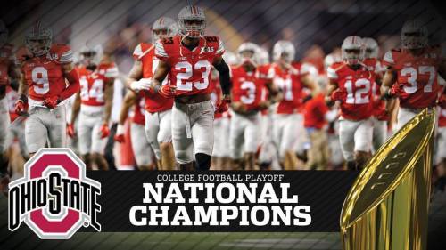 kickoffcoverage - Congratulations to the OHIO ST. BUCKEYES on...