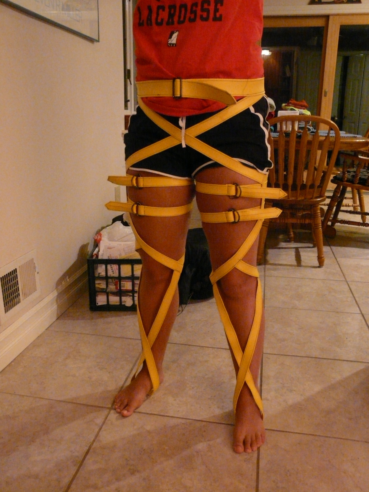 appledress:  bottom half of prototype donezo  Tori&rsquo;s beautiful sTRAPS!