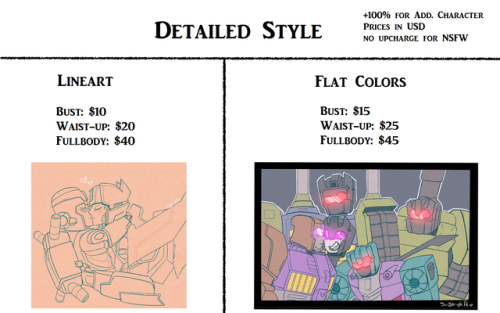 I Made A More Detailed Post About This! Prices Haven’t Really Changed, Just Been Updated For Clarity