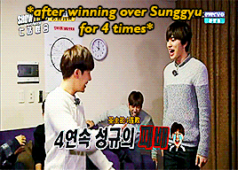 Sungjong’s fate after winning over Sunggyu for 4x