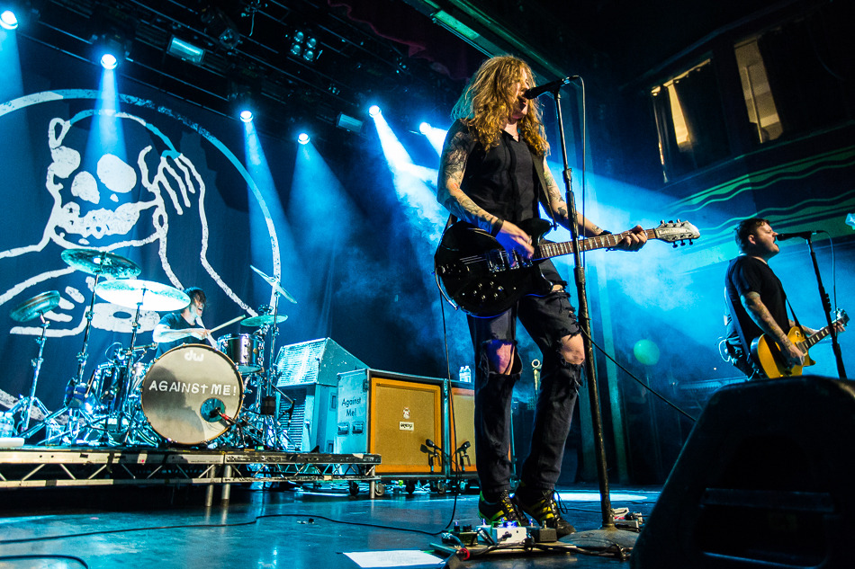 thebowerypresents:  Led by Laura Jane Grace, Against Me! rocked Webster Hall on Saturday