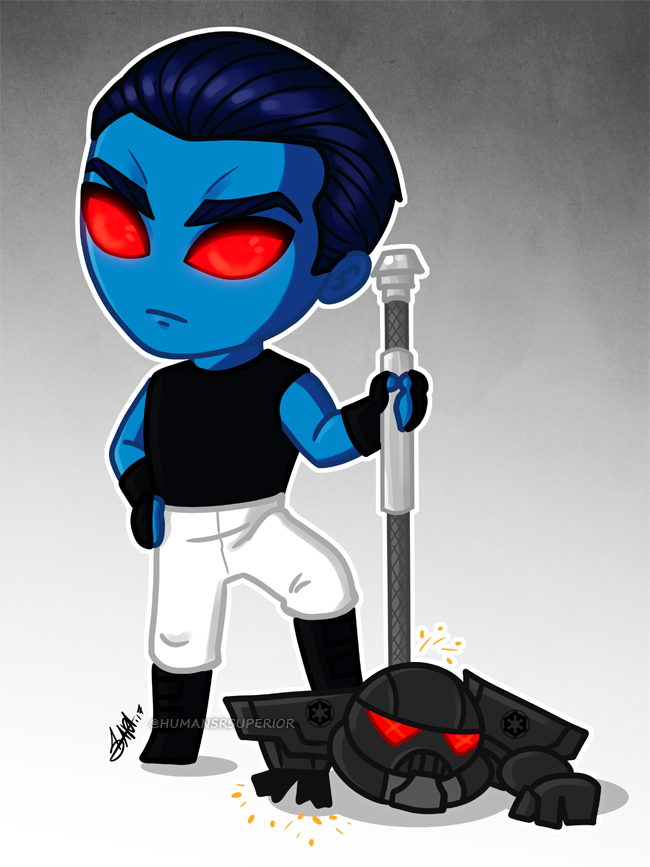 humansrsuperior:
“ “Like a Boss | Grand Admiral Thrawn | Star Wars Rebels
”
I give up I cannot draw Imperial battle droids. But Thrawn is a cutie and I want to pinch his cheeks and lbr that’s what’s important here. ;)
(more Thrawn fanart | more Star...