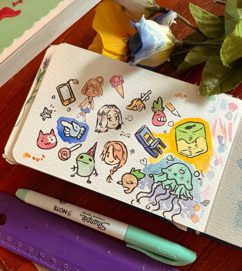 Page 8 [??/??/2022] Of My Watercolor Sketchbook!