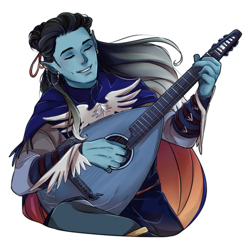 gros-chat-fait:See you again, wayward bard A little Dorian and Robbie in my favorite outfit he’s wor