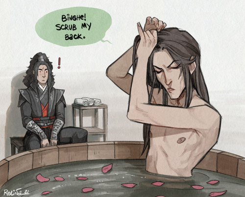 Shen Jiu is the most spoiled prisoner out there XD BingJiuWeek2021 [day 4: seduction]