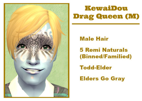 Let’s begin our unisex hair presents with this very cool hair from KewaiDou! It comes in Remi’s natu