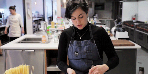hairsaffitz:From: FROM THE TEST KITCHEN | Claire Makes Linguine and Clams