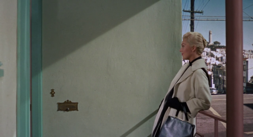 movies-as-photographs: Vertigo (1958, USA)  Director: Alfred HitchcockCinematographer: Rob