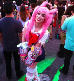 moon-cosmic-power:  Day 3 I’m Chibi-usa &lt;3  throwback to when i was Chibiusa at edc 2013