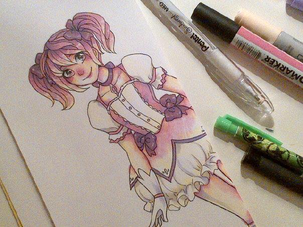 sugar-doodles:  i dont draw enough madoka so heres a wip 