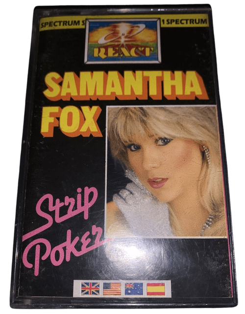 Samantha Fox Strip Poker - ZX Spectrum cassette