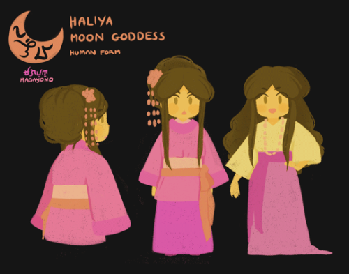 magayono:Diwata Haliya and her human form concept because I really want to make a comic inspired by 