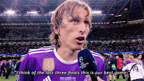 Luka Modric praises his team after the Champions League Final | June 3rd, 2017