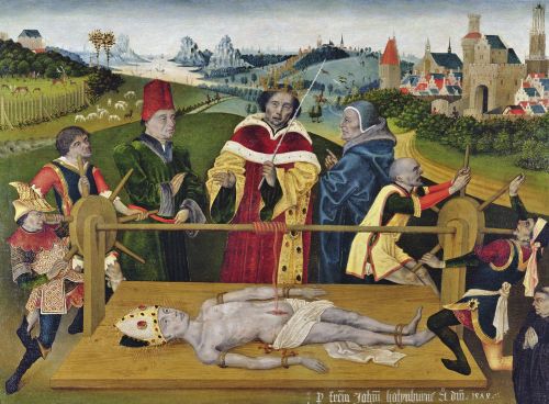 been very interested in the martyrdom of st. erasmus 