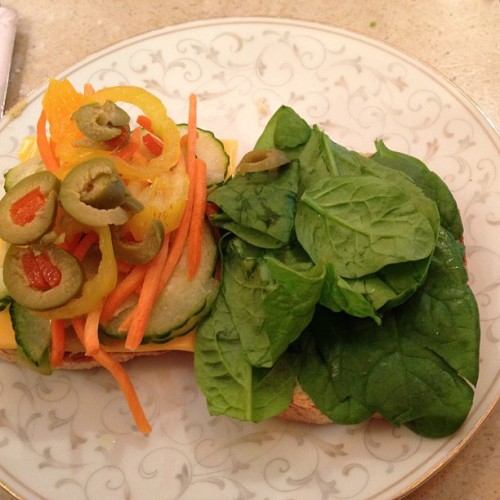 Hummus veggie sandwich for dinner! #yum #hummus adult photos