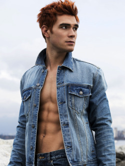 meninvogue:  KJ Apa photographed by Justin