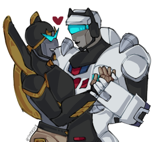 Finally Managed To ACTUALLY COMPLETE A Jazz ND Prowl Drawing Pls Clap For Me :(