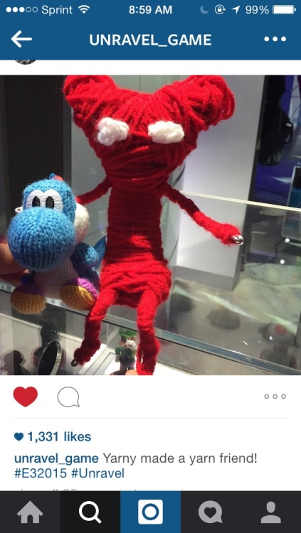 nerdinablender:10 reasons to be following Unravel_game on Instagram. Yarny gives me hope for th