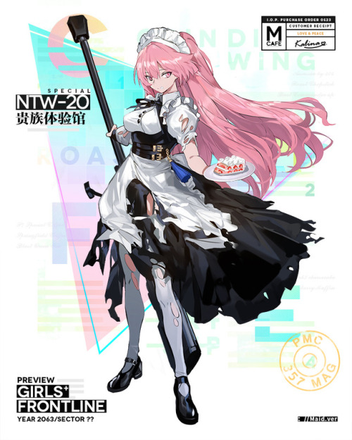 ryo-maybe:Her damaged art makes her look like a foreigner came to the maid café where she wor