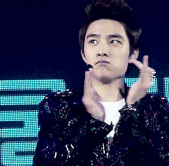 wintershower:    kyungsoo being forever squishy.   