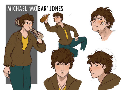 My fanart of Michael turned out to be a character sheet-esque piece to feed my need for a FAHC carto