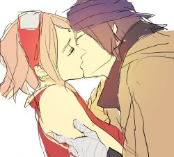 terrondeazucar:  Kiss me softly - SasuSaku