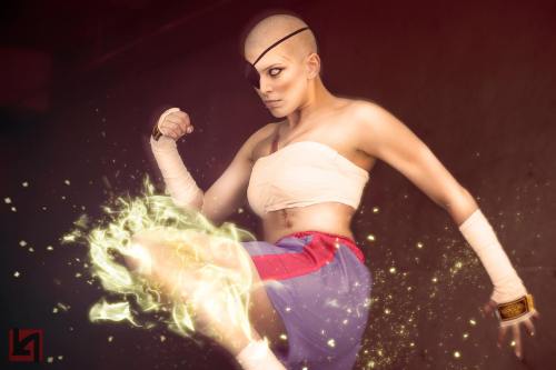 theomeganerd:  Street Fighter ‘Sagat’ Cosplay by Miss Sinister Website || Facebook 
