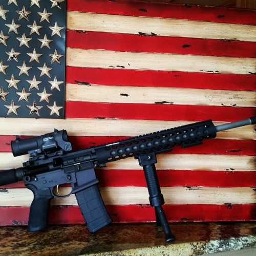 kelseykay271:  Little bit of pew pew time this weekend. #noveske #rifle #merica #shooting #pewpewpew